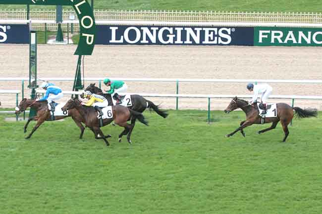 Arrivée quinté pmu PRIX ALLEZ FRANCE à CHANTILLY