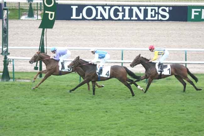 Arrivée quinté pmu PRIX DE MONTGEROULT à CHANTILLY
