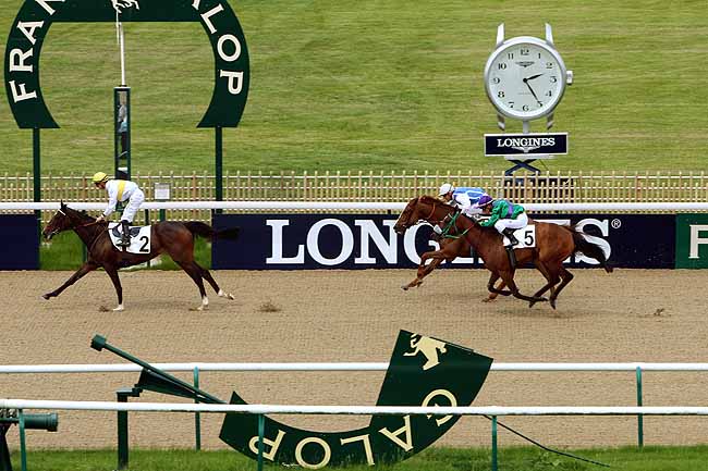 Arrivée quinté pmu PRIX DE LA CROIX SAINT-RIEUL à CHANTILLY