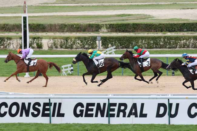 Arrivée quinté pmu PRIX DU CONSEIL GENERAL DES YVELINES à DEAUVILLE