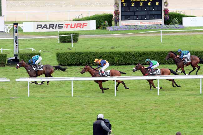 Arrivée quinté pmu PRIX DES PLATANES à CLAIREFONTAINE