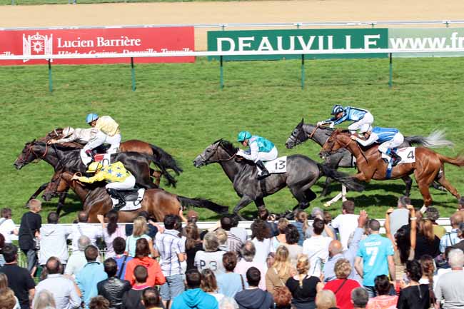 Arrivée quinté pmu PRIX QUINCEY LUCIEN BARRIERE à DEAUVILLE