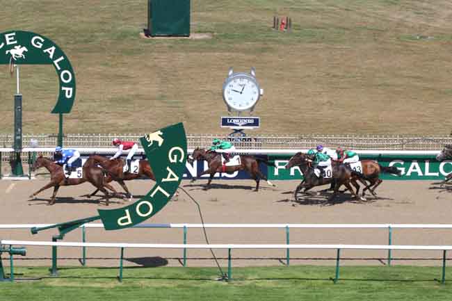 Arrivée quinté pmu PRIX DES JARDINS à CHANTILLY