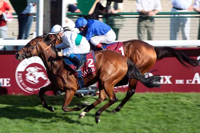 Arrivée quinté pmu QATAR PRIX DU MOULIN DE LONGCHAMP à LONGCHAMP