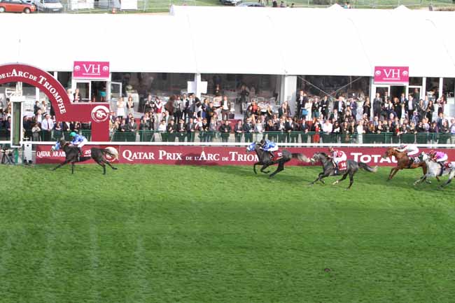 Arrivée quinté pmu QATAR ARABIAN WORLD CUP à LONGCHAMP