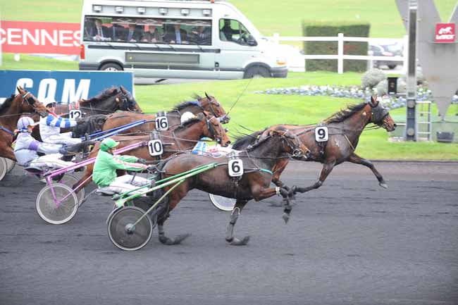 Arrivée quinté pmu PRIX DE COGNAC à PARIS-VINCENNES