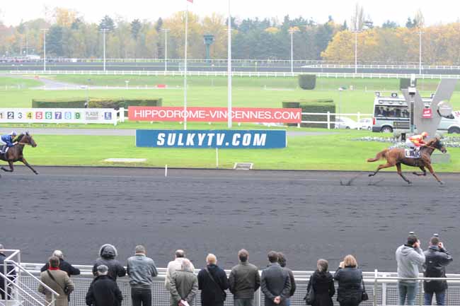Arrivée quinté pmu PRIX DE RANVILLE à PARIS-VINCENNES