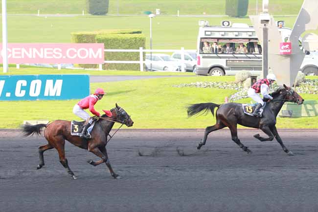 Arrivée quinté pmu PRIX DE CORMELLES à PARIS-VINCENNES