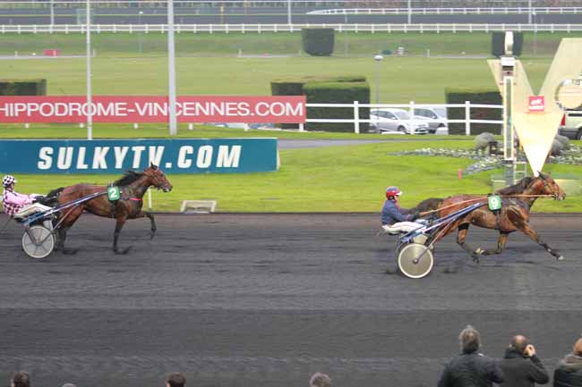 Arrivée quinté pmu PRIX JACQUES DE VAULOGE à PARIS-VINCENNES