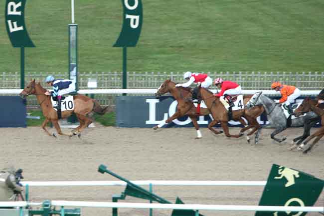 Arrivée quinté pmu PRIX DE LA ROUTE CAROLINE à CHANTILLY