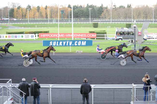 Arrivée quinté pmu PRIX DE LA CLAYETTE à PARIS-VINCENNES