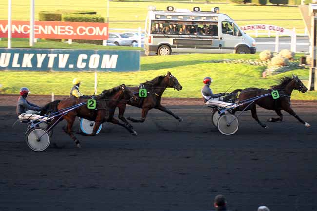 Arrivée quinté pmu PRIX DES GARDENIAS (GR B) à PARIS-VINCENNES