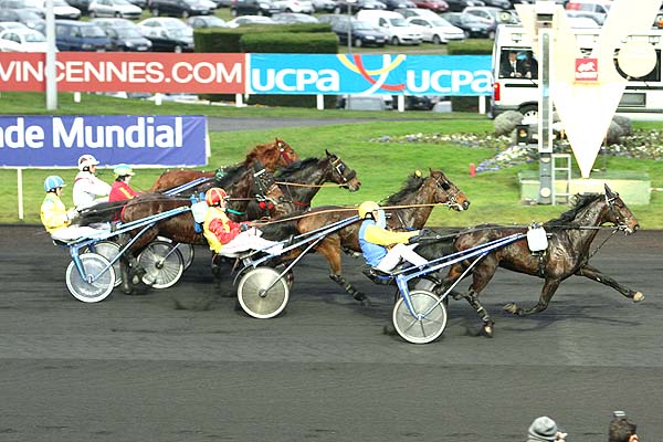 Arrivée quinté pmu PRIX DE GONTAUD à PARIS-VINCENNES