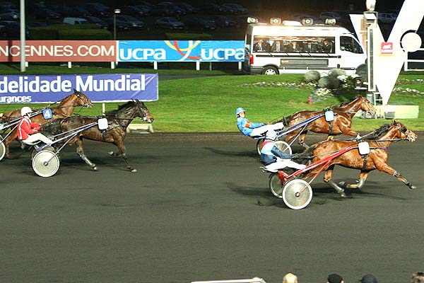Arrivée quinté pmu PRIX DE VIC-FEZENSAC à PARIS-VINCENNES
