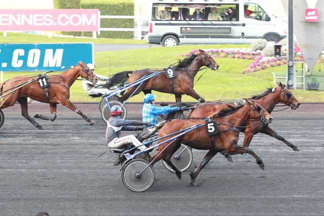 Arrivée quinté pmu PRIX EPHREM HOUEL à PARIS-VINCENNES