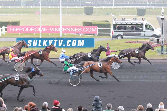 Arrivée quinté pmu PRIX DE L'UNION EUROPEENNE à PARIS-VINCENNES