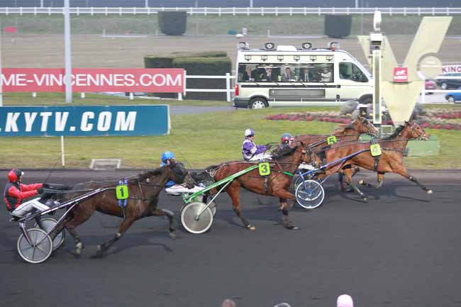 Arrivée quinté pmu PRIX DE MAUREPAS à PARIS-VINCENNES