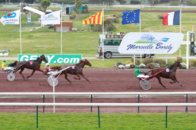 Arrivée quinté pmu PRIX DE CAGNES-SUR-MER à MARSEILLE-BORELY