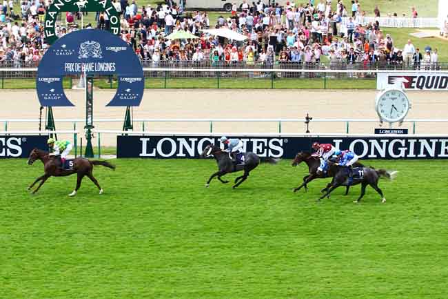 Arrivée quinté pmu DERBY DES PUR-SANG ARABES DE 4 ANS - AL SHAHANIA STUD à CHANTILLY