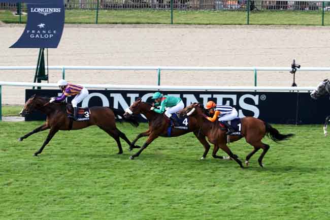 Arrivée quinté pmu PRIX DE LA REINE MARIE-AMELIE LONGINES à CHANTILLY