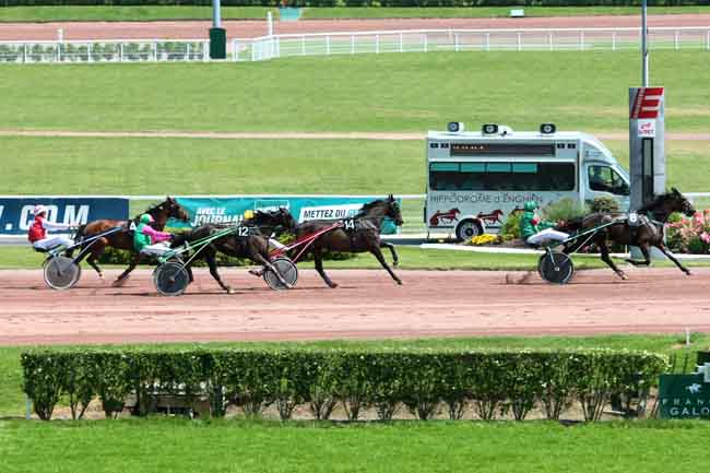 Arrivée quinté pmu PRIX DU JARDIN DES PLANTES à ENGHIEN