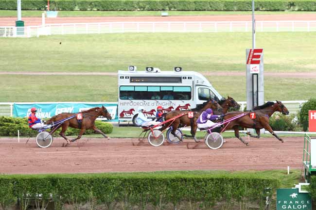 Arrivée quinté pmu PRIX DE LA PORTE DE PASSY à ENGHIEN