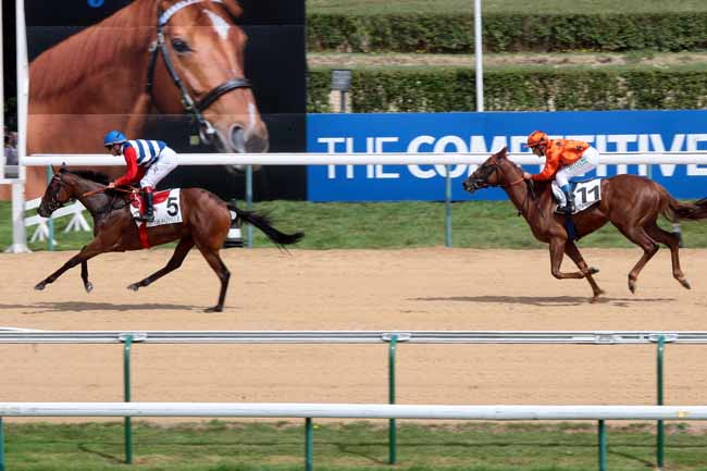 Arrivée quinté pmu PRIX DE LA CROIX D'HEULAND à DEAUVILLE