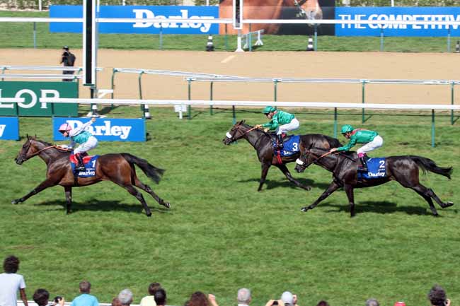 Arrivée quinté pmu DARLEY PRIX JEAN ROMANET à DEAUVILLE
