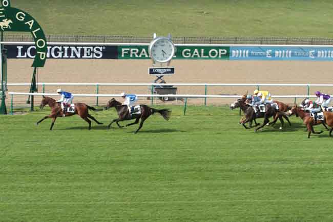 Arrivée quinté pmu PRIX DE LA MARE AUX OISEAUX à CHANTILLY