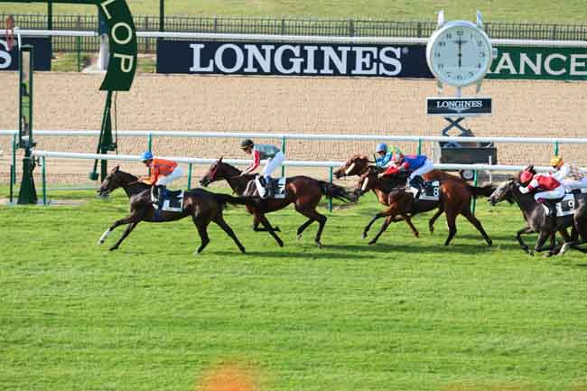Arrivée quinté pmu PRIX DE LA BUTTE RONDE à CHANTILLY