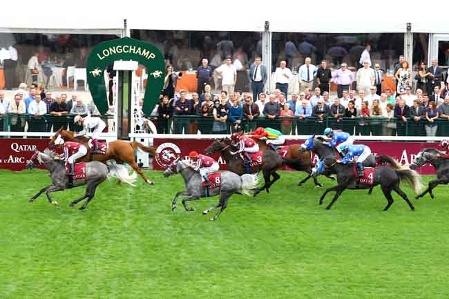 Arrivée quinté pmu QATAR CUP - PRIX DRAGON à LONGCHAMP