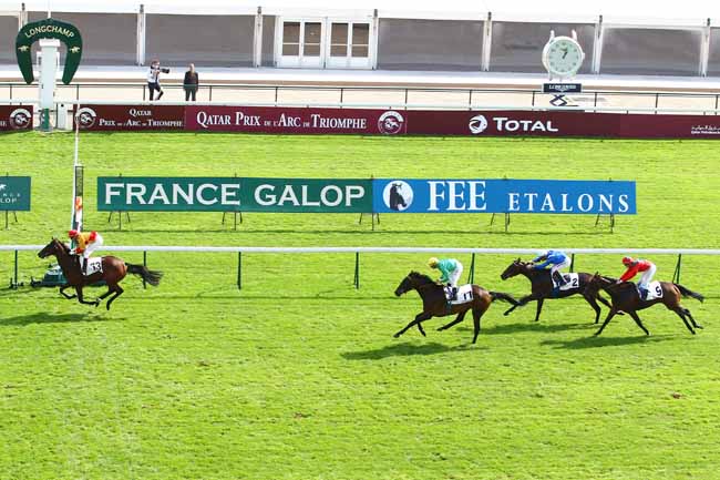 Arrivée quinté pmu PRIX DU PALAIS D'ART MODERNE à LONGCHAMP
