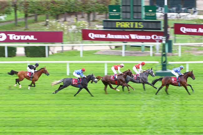Arrivée quinté pmu QATAR TOTAL ARABIAN TROPHY DES POULAINS à SAINT-CLOUD