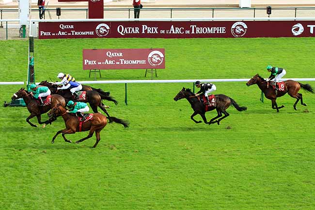 Arrivée quinté pmu QATAR PRIX CHAUDENAY à LONGCHAMP