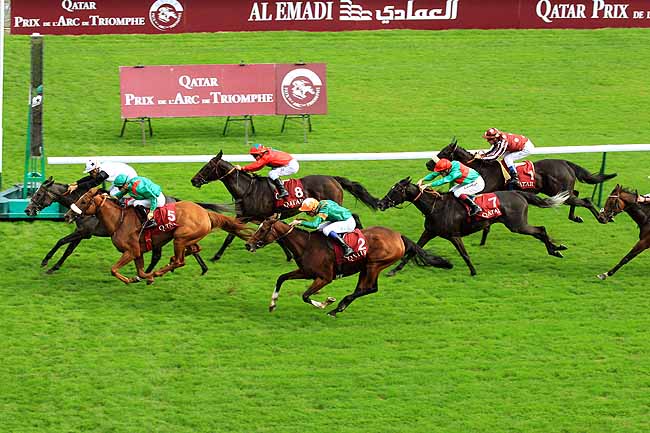 Arrivée quinté pmu QATAR PRIX DE ROYALLIEU à LONGCHAMP