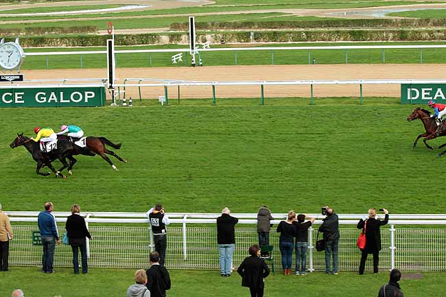 Arrivée quinté pmu PRIX DE SAINT-DESIR à DEAUVILLE