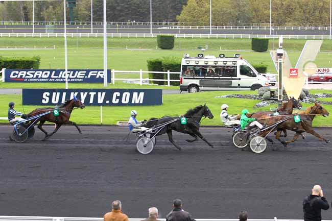 Arrivée quinté pmu PRIX ABEL BASSIGNY à PARIS-VINCENNES