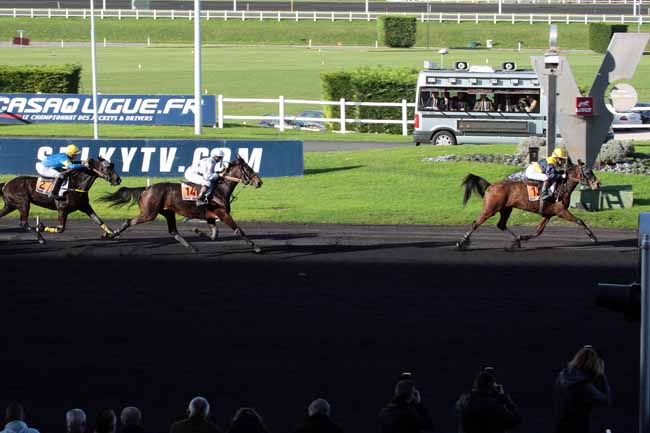 Arrivée quinté pmu PRIX DE RANVILLE à PARIS-VINCENNES