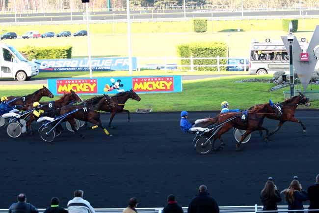 Arrivée quinté pmu PRIX DE VAUMAS à PARIS-VINCENNES