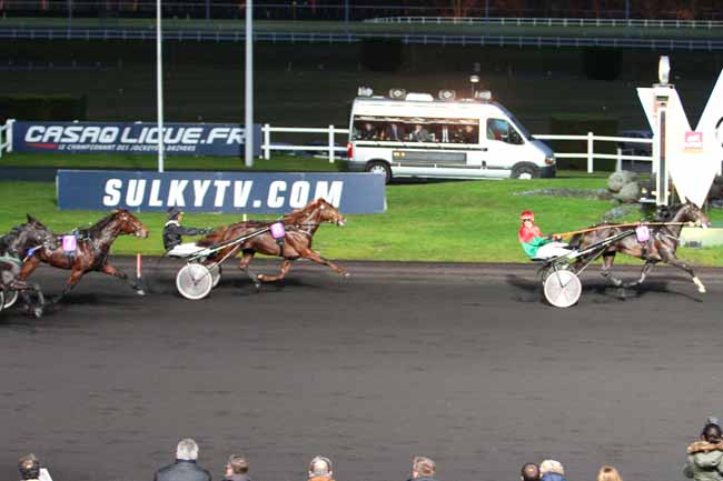 Arrivée quinté pmu PRIX DES EGLANTIERS à PARIS-VINCENNES