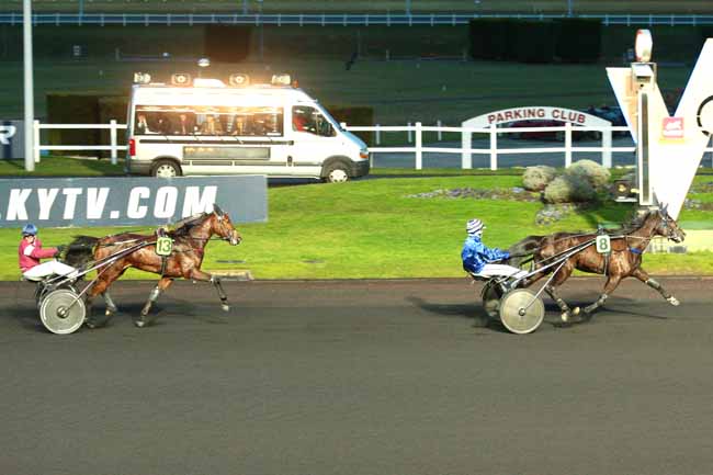 Arrivée quinté pmu PRIX D'ACIGNE à PARIS-VINCENNES