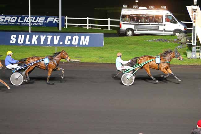 Arrivée quinté pmu PRIX D'AUBERVILLIERS à PARIS-VINCENNES