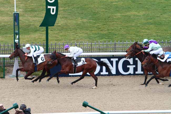 Arrivée quinté pmu PRIX ARTUS (PELOTON B) à CHANTILLY