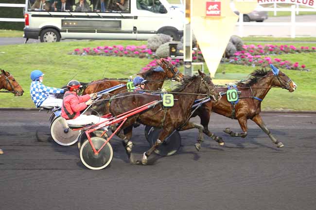 Arrivée quinté pmu PRIX DE FEUCHEROLLES à PARIS-VINCENNES