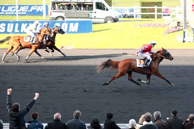 Arrivée quinté pmu PRIX INDIENNE (PRIX DES JEUX EQUESTRES MONDIAUX) à PARIS-VINCENNES