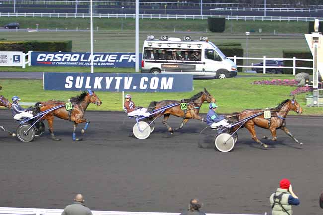 Arrivée quinté pmu PRIX DE VIBRAYE à PARIS-VINCENNES