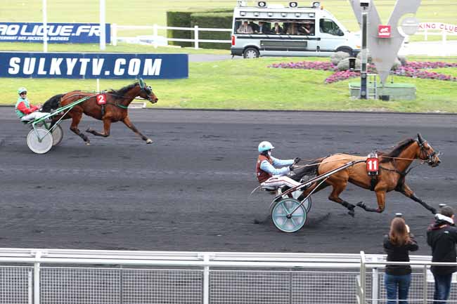 Arrivée quinté pmu PRIX DE MARCENAT à PARIS-VINCENNES