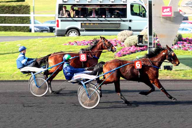Arrivée quinté pmu PRIX DE GUER-COETQUIDAN à PARIS-VINCENNES