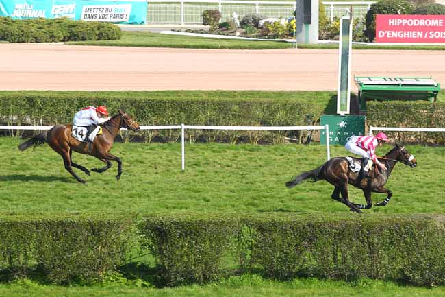 Arrivée quinté pmu PRIX D'ESSAI DES POULICHES (PELOTON A) à ENGHIEN