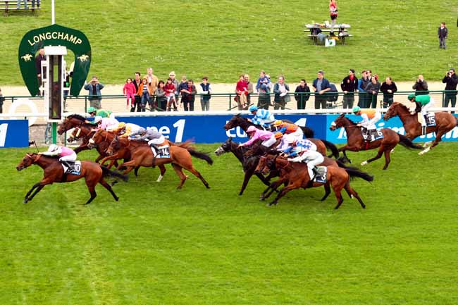 Arrivée quinté pmu PRIX EUROPE 1 à LONGCHAMP